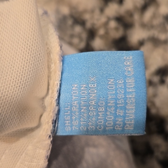 J. McLaughlin MONKEY-TROPICAL PRINT STRETCH PULL-ON PANTS. ANKLE LENGTH. SIZE 12 - Picture 4 of 8